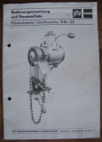 Anleitung Elektroschlagbohrmaschine ESB 16/ 2, WMW Eibenstock, DDR 1978