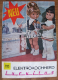 Prospekt Elektrokochherd Lucullus, PICO Sonneberg, DDR 1970