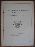 BEMEFA Drehstuhl DS, Anleitung DDR 1985