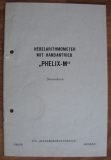 Hebelarithometer Phelix-M, Felix, Feliks, Anleitung Rechenmaschine UdSSR 1975