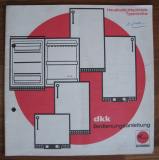 Bedienungsanleitung Kühlschrank dkk, DDR 1977