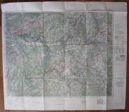 Landkarte Rudolstadt, Hof, Plauen, Großblatt 112, um 1930