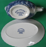 Sauciere mit Unterteller, Old Country Castles, British Anchor