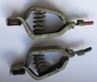 Preview: Batterieklemmen, Federklemmen für Ladegerät etc., DDR, #3