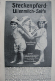 Steckenpferd Lilienmilch- Seife, Inserat 1909
