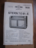Stern 7E81-E, Anleitung und Röhren RFT EL11, Radio Rochlitz