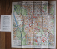 Preview: Neuester kleiner Stadtplan von Leipzig, Frawin- Verlag, um 1930