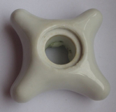 Preview: Handrad Keramik, für Wasserhahn, Mischbatterie, Badeofen, #1