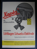Messer & Co. Frankfurt, Kapta-Schweiß-Elektrode, Prospekt um 1935