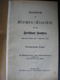 Handbuch der Kirchen- Statistik für das Königreich Sachsen, 1925