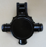 Preview: Pendeldose, Pendelabzweigdose, Leuchtendose, Abzweigdose Bakelit, FERA, DDR, unbenutzt