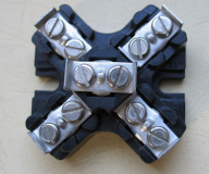 Klemmstein für Bakelit- Verteilerdosen, Abzweigdosen, unbenutzt