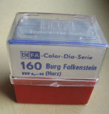 DEFA Color- Dia- Serie , Burg Falkenstein, 160, DDR um 1980