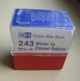 DEFA Color- Dia- Serie , Winter im Zittauer Gebirge, 243, DDR um 1980