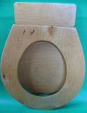 WC- Sitz, Klodeckel, Klobrille, Toilettendeckel aus Holz, DDR, unbenutzt, #2