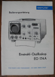 Bedienungsanleitung Einstrahl-Oszilloskop EO 174 A, serute