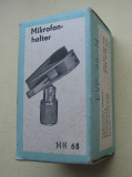 Mikrofonhalter MH 68, VEB Mikrofontechnik Gefell, DDR, unbenutzt