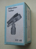 Preview: Mikrofonhalter MH 68, VEB Mikrofontechnik Gefell, DDR, unbenutzt
