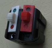 Schalter für AKA Electric Heißluft- Dusche LD 7, DDR Fön, unbenutzt