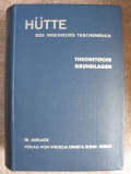 Hütte, Des Ingenieurs Taschenbuch, Theoretische Grundlagen, 1955