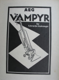 AEG Vampyr Staubsauger, Inserat, 1927