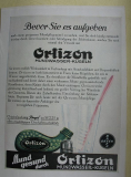 Ortizon Mundwasser- Kugeln, BAYER, Inserat, 1927/2