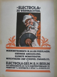 ELECTROLA Musikinstrumente, Berlin, Inserat 1927