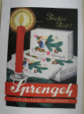 Sprengel Schokolade und Pralinen, Inserat 1927