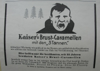 Kaiser's Brustkaramellen, Inserat