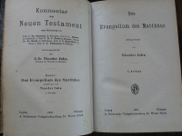 Das Evangelium des Matthäus, 1922, k1