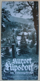 Kurort Kipsdorf, Osterzgebirge, Prospekt 1937