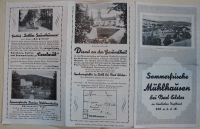 Preview: Mühlhausen bei Bad Elster, Vogtland, Prospekt 30-er Jahre