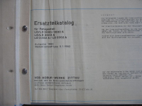 Preview: Ersatzteilkatalog ROBUR LO/ LD 3000, 3000 A, LO/ LD 2002 A, LO 2202 A, LD 2202 A, DDR 1982