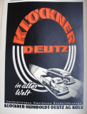 Klöckner, Humboldt, Deutz AG Köln, In aller Welt, Inserat