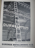 Duralumin, Dürener Metallwerke AG, Düren, Berlin, Inserat