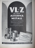 VL.Z Aeterna- Metall, Metallwerke Frankfurt- Heddernheim, Inserat