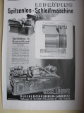 Lidköping Schleifmaschine, Gebr. Löwe Berlin, Düsseldorf, Inserat