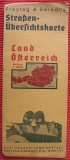 Freytag & Berndt's Straßenübersichtskarte Österreich, 30-er Jahre