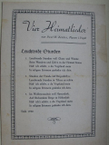 Vier Heimatlieder, Paul W. Zenker Plauen