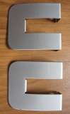 2 Blenden Heckklappenscharnier Ford, Sierra, Scorpio