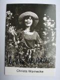 Christa Warnecke, Autogrammkarte DDR 1980, #325