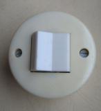 Preview: Lichtschalter aus DDR- Zeiten, um 1980