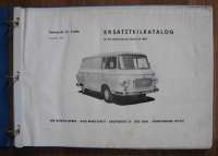Ersatzteilkatalog Barkas B1000, B 1000, 1963