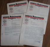 Moritz Buschmann Lommatzsch, Viehfutterdämpfer, 11 Briefe, 30-er Jahre, #kr23