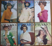 Praktische Mode, 11 Hefte 1969, DDR Modezeitschrift PRAMO