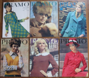 Preview: Praktische Mode, 12 Hefte 1968, DDR Modezeitschrift PRAMO
