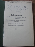 Preview: Ludwig Zeitler, Erinnerungen, um 1910, Widmung des Autors