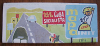 Landkarte Cuba, Kuba, 1962