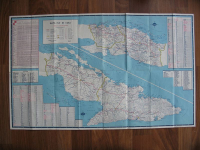 Preview: Landkarte Cuba, Kuba, 1962