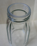 Preview: Glas, Mixbecher, Mixaufsatz Küchenmaschine KOMET KM4, DDR, #17